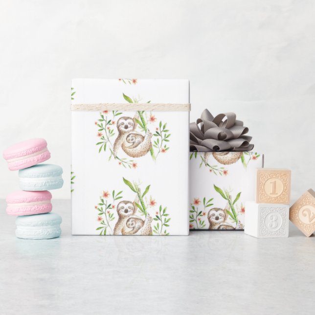 Momma och baby presentpapper (Baby Shower)