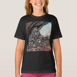 MOMMA OCH bästa barn för UNGESNÖLEOPARD T Shirt