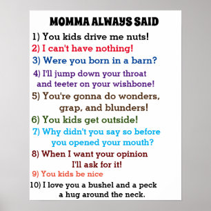 MOMMA poster ALLTID