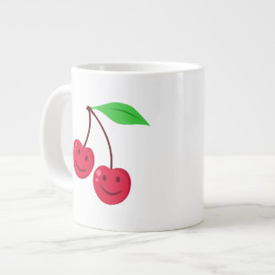 Mömma röda körsbär jumbo mugg