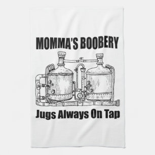 Momma stölder alltid på tap kökshandduk