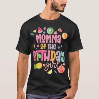 Momma Twotii Frutti 2 år gamla Tropiska fruktfödel T Shirt