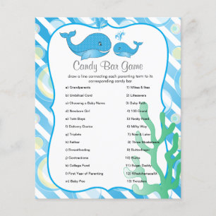 Momma Whale och hennes Pojke - Candy Pub Game Flygblad