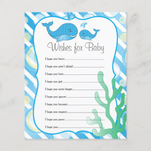 Momma Whale och hennes Pojke - Önskemål Flygblad