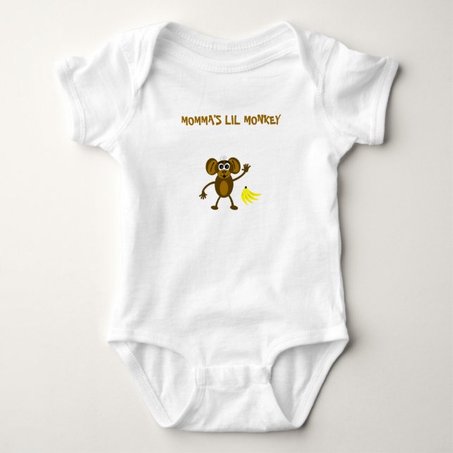 Mommas Lil apa Tröja (Framsida)