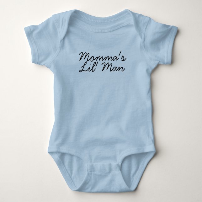 Momma's Lil'Man T Shirt (Framsida)