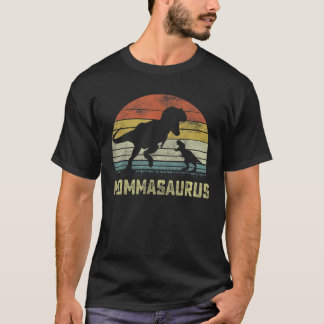 Mommasaurus t Rex Dinosaur Momma Saurus Familamat  T Shirt