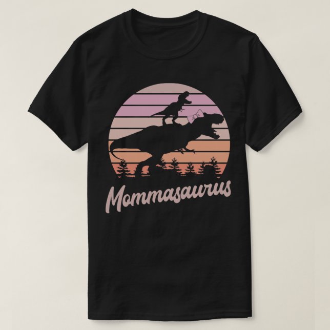 Mommasaurus TRex Dinosaur T Shirt (Design framsida)