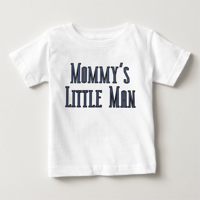 Mommes lilla man t-shirt (Framsida)