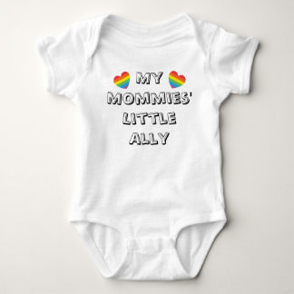 Mommies Ally Rainbow Hearts Two Mammor Cute Pride T Shirt