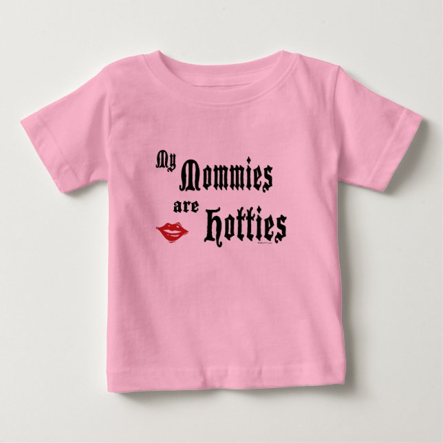 Mommies Hotties T-shirt (Framsida)