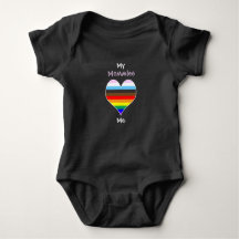 Mommies Rainbow Heart Baby Bodykostym