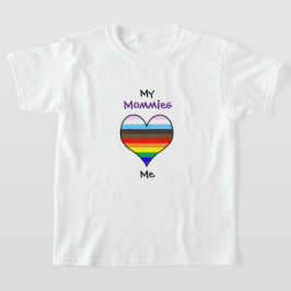 Mommies Rainbow Heart T Shirt