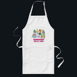 Mommin som 1999 - Lustigt Y2K Mamma-gift Långt Förkläde<br><div class="desc">Hon är har en baby på sin höft och nostalgi i hjärtat. Som det är 1999 är jacka ett brev i kärlek till varje årtusende mamma som håller det på riktigt med en dyksäck i ena handen och en Tamagotchi i den andra. Den här återinspirerade bilden har söta 90-talsikoner i...</div>