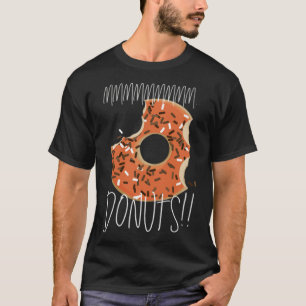 Mommm Kärlek och Adore Junk Food Definiely baker T Shirt