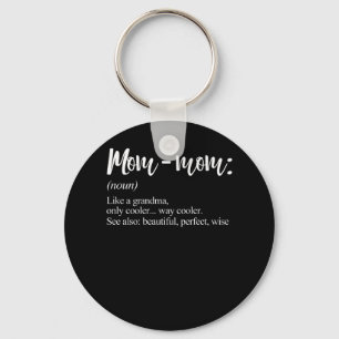 Mommom Gift Definition Grandma Mamma-Mamma Mors da Nyckelring