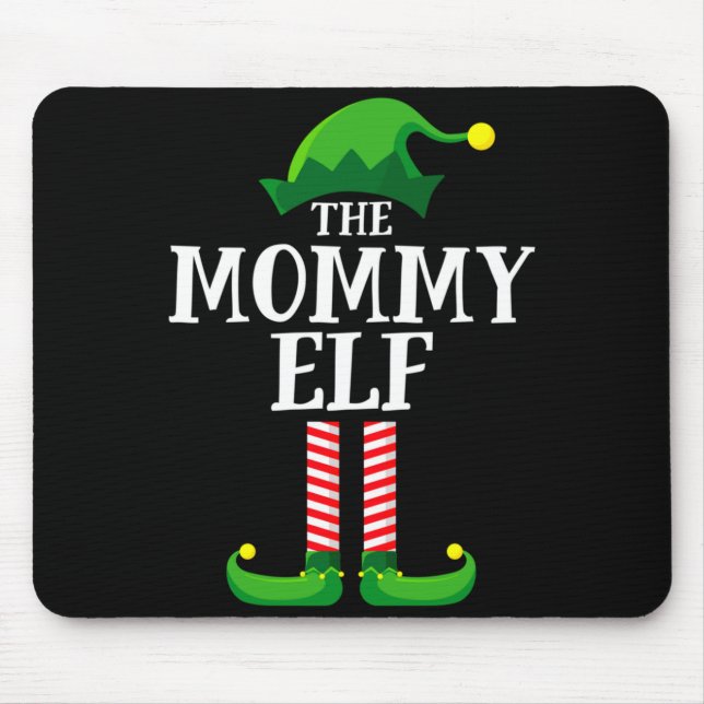 Mommy Elf Matching Family Christmas Party  Musmatta (Framsidan)
