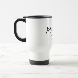 Mommy Est elegant black and white Resemugg