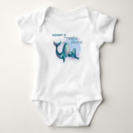 Mommy is my safe shore - baby bodysuit t shirt