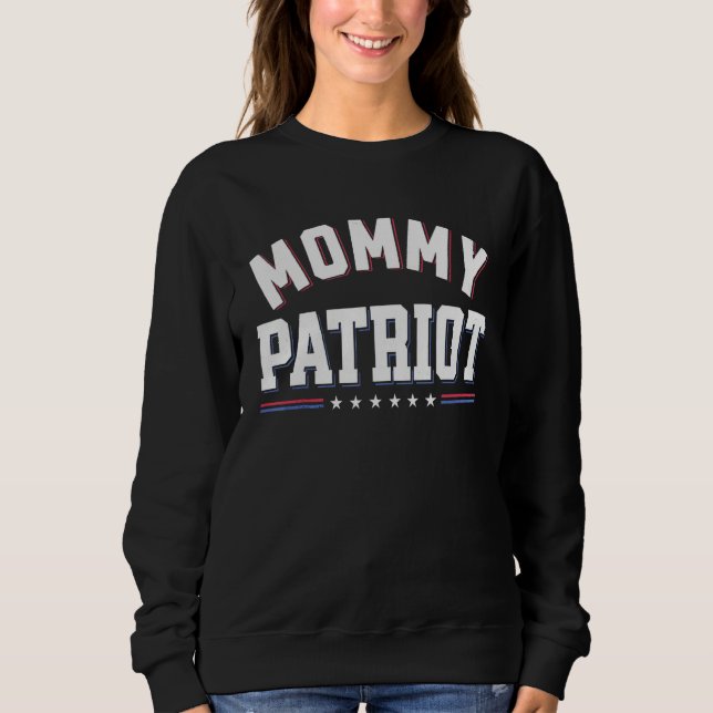 Mommy Patrtiot  Matching 4th Of July For Mom T Shirt (Framsida)