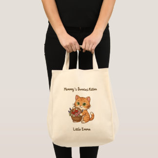 Mommy’s Sweetest Kitten: Whimsical Kids' Tote Bag Tygkasse