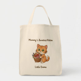 Mommy’s Sweetest Kitten: Whimsical Kids' Tote Bag Tygkasse