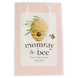 Mommy To Bee Bumblebee Blush Pink Baby Shower 