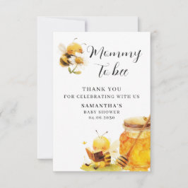 Mommy To Bee Gender Neutral Baby Shower  Tack Kort