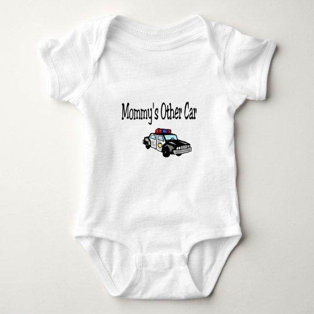 Mommys annan bil t-shirt (Framsida)