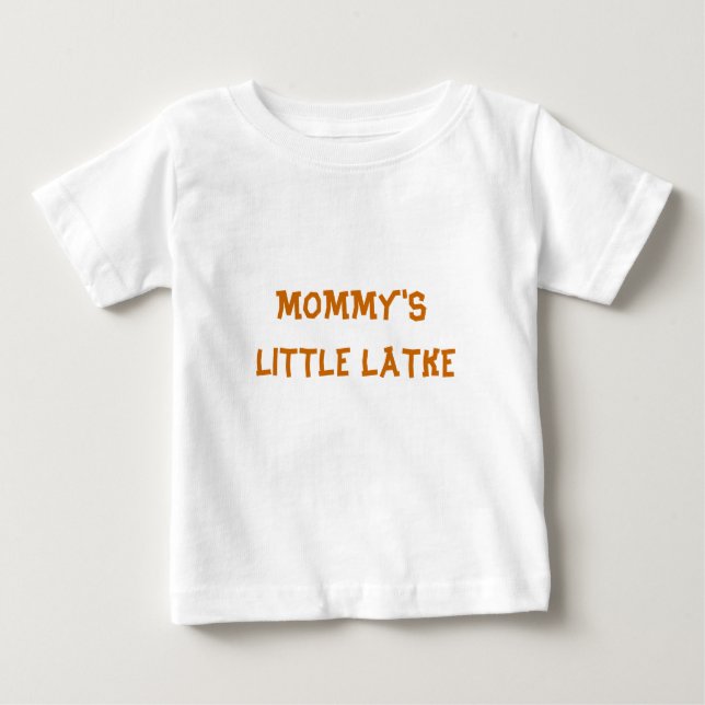 MOMMYS FÖR SKJORTA FÖR HANUKKAH BABYSMÅBARN LITE T SHIRT (Framsida)