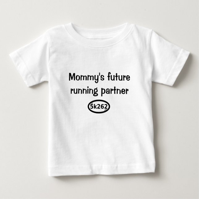 Mommys framtida rinnande partner tee shirt (Framsida)