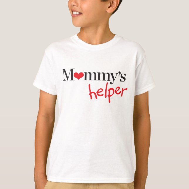 Mommys hjälpreda tee shirt (Framsida)
