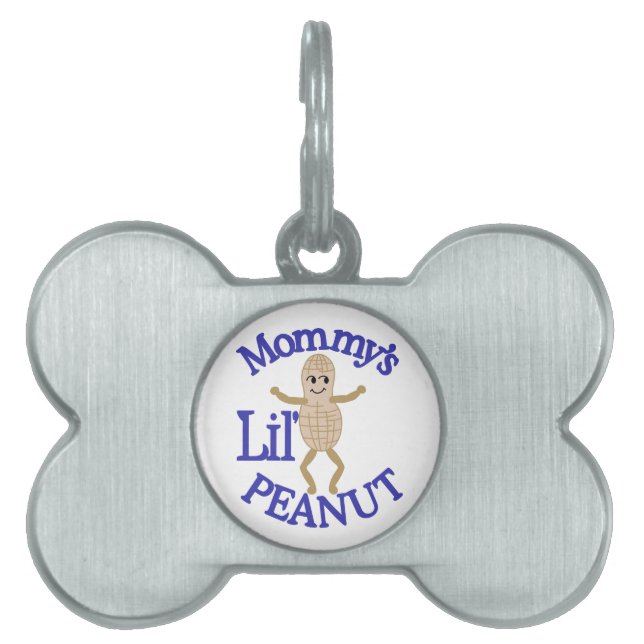 Mommys Lil jordnöt ID-bricka Husdjur (Framsidan)