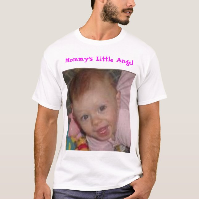 Mommys lite ängelskjorta t shirt (Framsida)