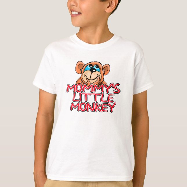Mommys lite apa tee shirt (Framsida)
