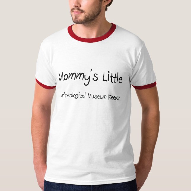Mommys lite Archaeological museumvårdare Tee (Framsida)