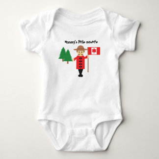Mommys lite Bodysuit för baby för Mountie | T Shirt