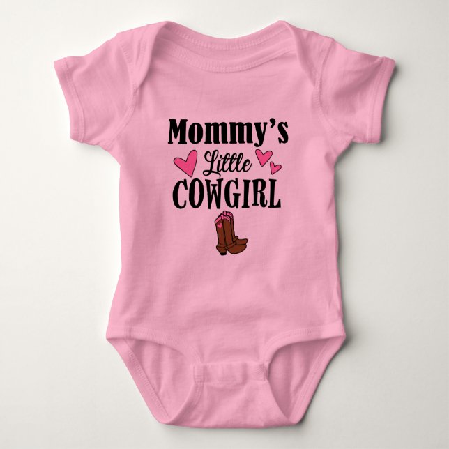 MOMMYS LITE Bodysuit för COWGIRLTutu T Shirt (Framsida)