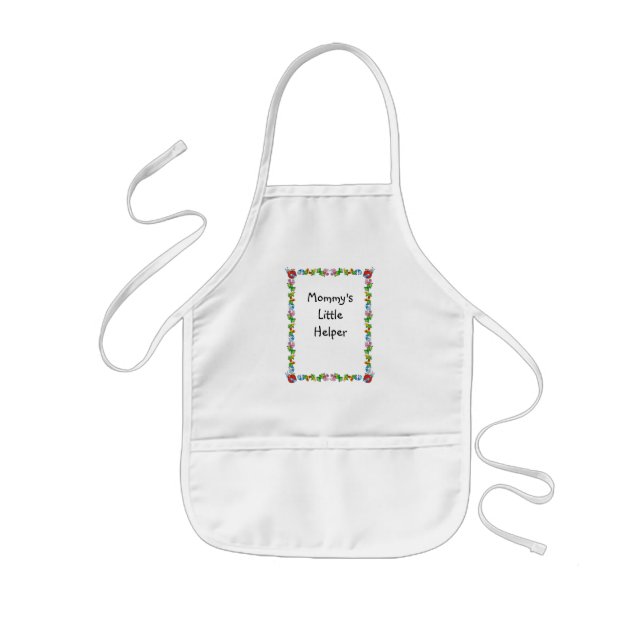 Mommys lite hjälpreda barnförkläde (Framsidan)