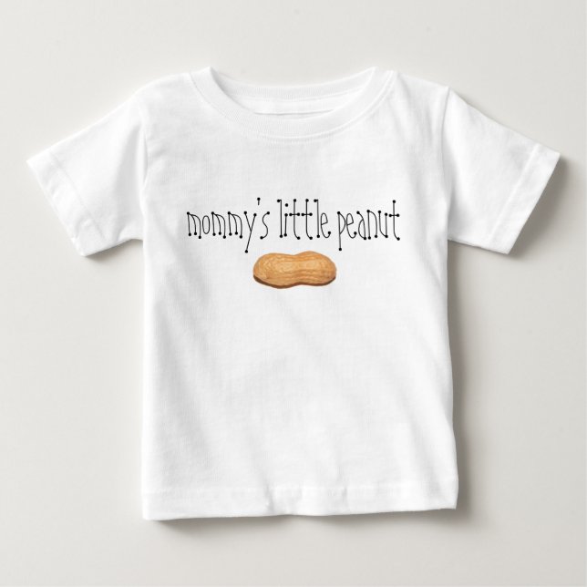 Mommys lite jordnötutslagsplats t-shirt (Framsida)