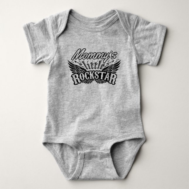 Mommys lite Rockstar Tröja (Framsida)