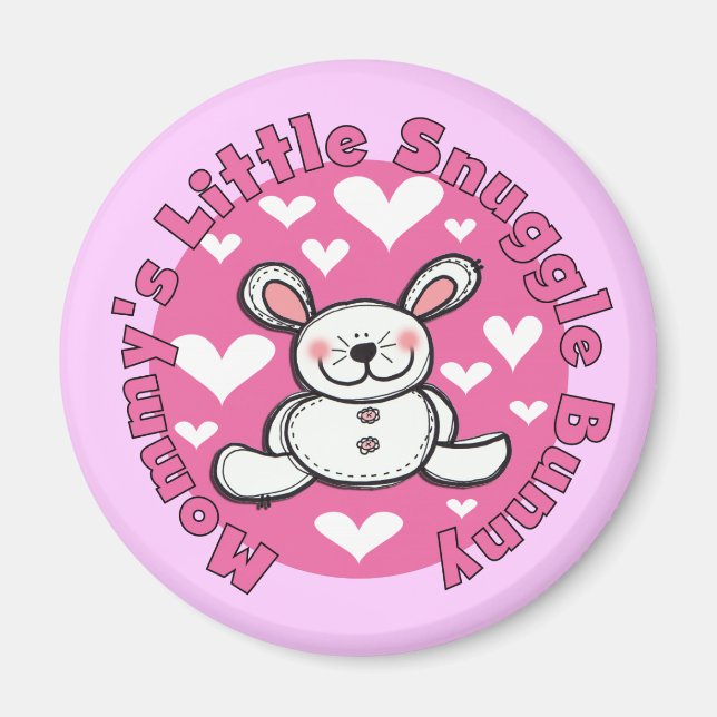 Mommys lite Snugglekanin Magnet (Framsidan)