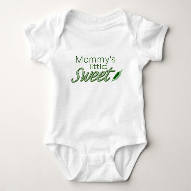 Mommys lite söta ärta t-shirt (Framsida)