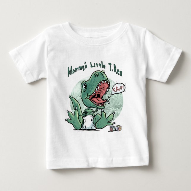 Mommys lite T. Rex vid Mudge studior Tee Shirt (Framsida)