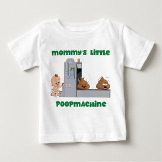 Mommys lite T-tröja för bebis för poopmaskin Tee Shirt