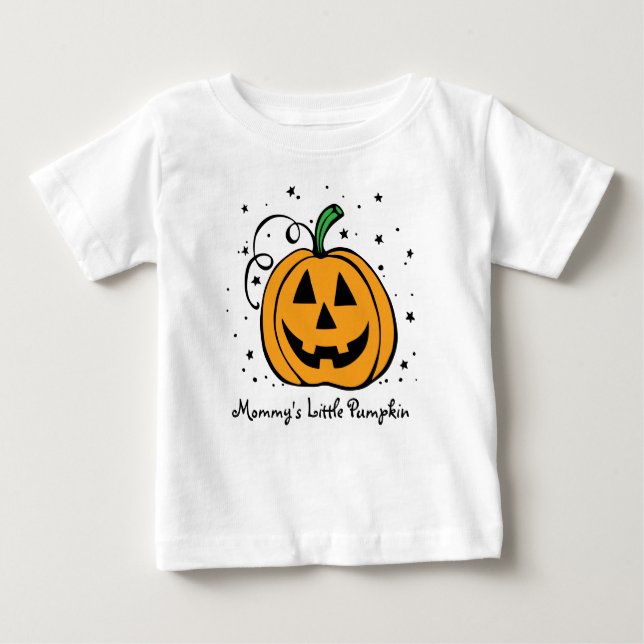 Mommys lite utslagsplats för pumpaspädbarn t-shirt (Framsida)