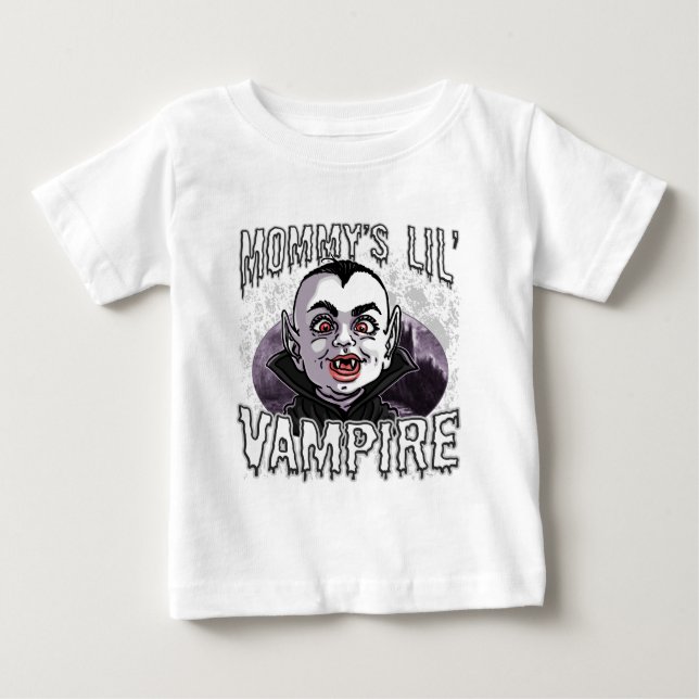 Mommys lite vampyr tee shirt (Framsida)