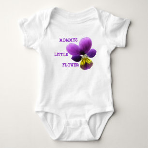 Mommys Little Flower Anpassade Baby Clothing Tröja