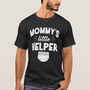 Mommys Little Helper Diaper Boy Baby T Shirt