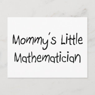 Mommys Little Mathematician Vykort